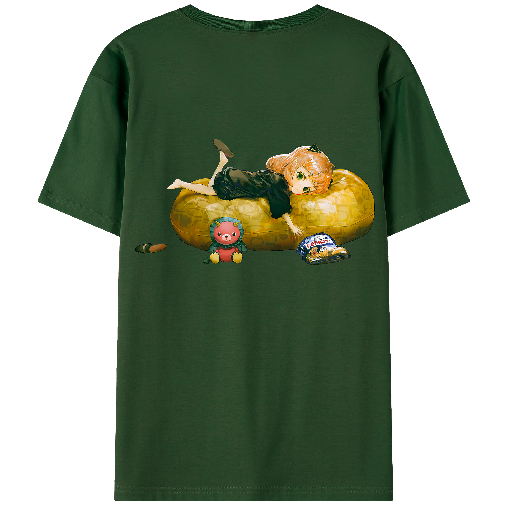 （画像用） SPY×FAMILY间谍家家酒 綿100％半袖Tシャツ（背面プリント）